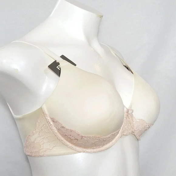 36DD Maidenform 9447 Comfort Devotion Custom Full Fit Underwire Bra Ivory  New w - Picture 3 of 4